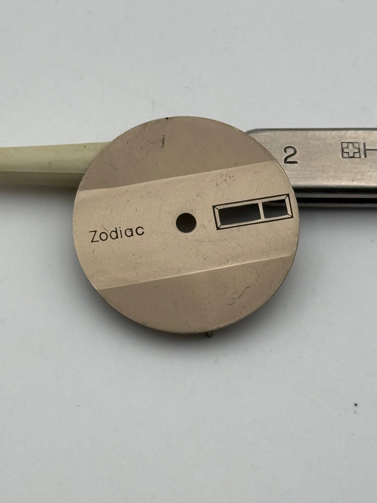 zodiac singer 25.5mm dial quadrante day date