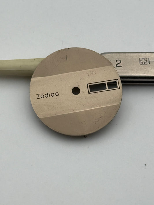 zodiac singer 25.5mm dial quadrante day date