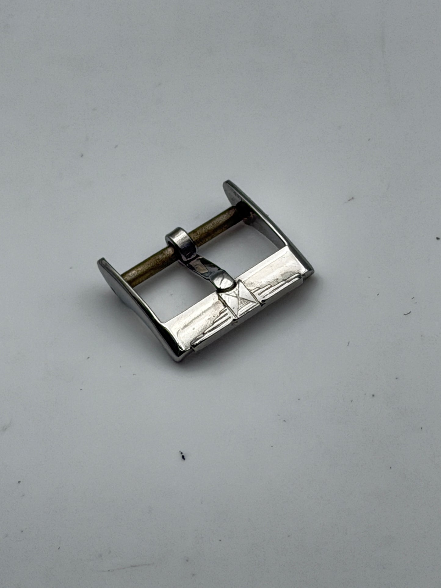 longines old 16mm fibbia buckle rare