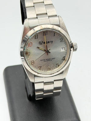 vagary 34mm quartz watch new nos