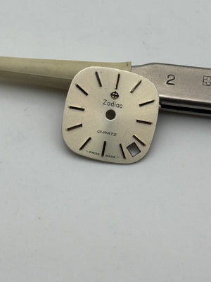 zodiac quartz 17.5mm dial quadrante