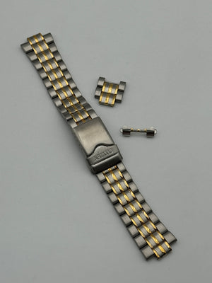 Citizen bracelet bracciale acciaio steel e oro gold one terminal 20mm