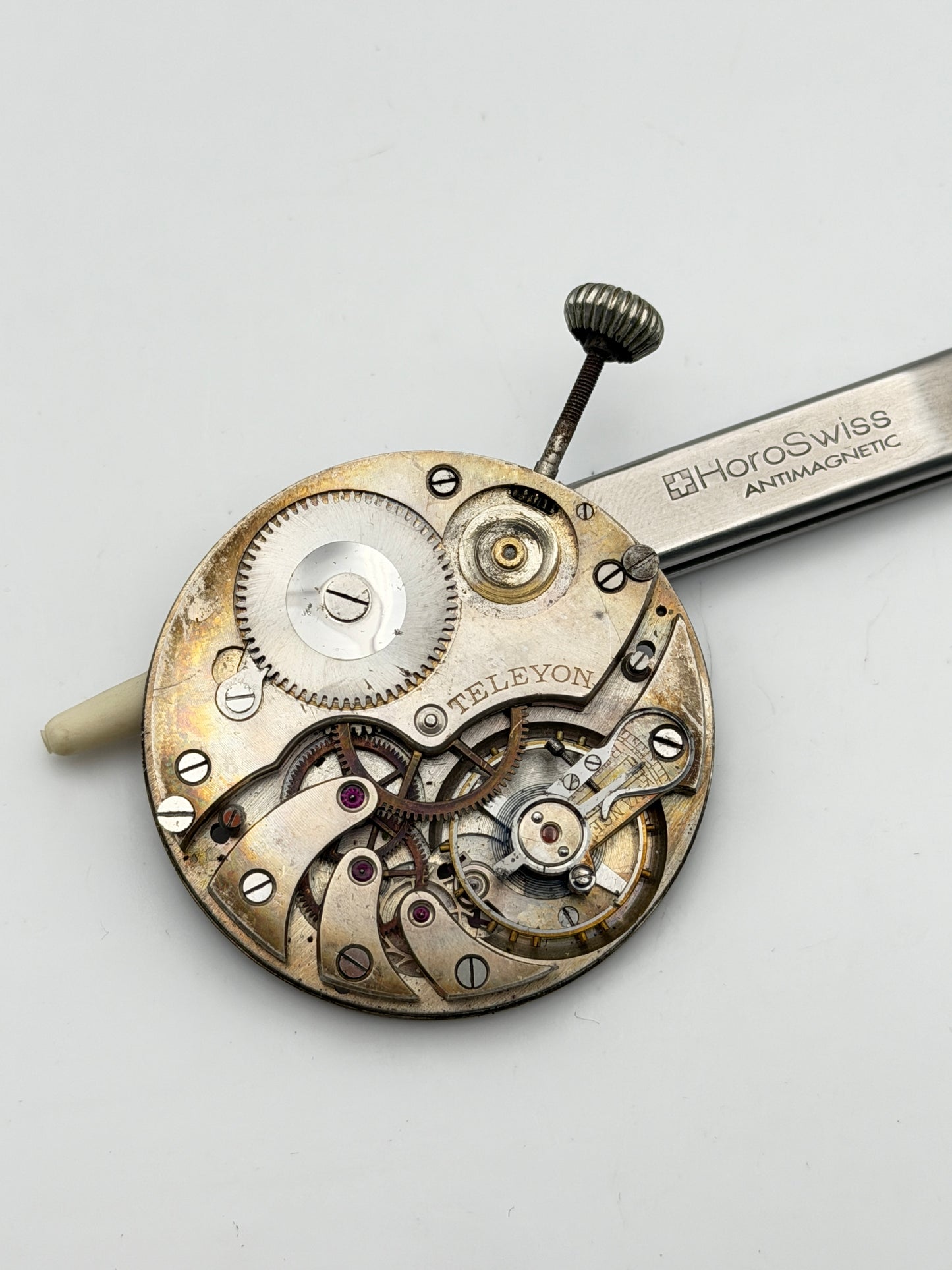 teleyon 41,5mm pocket watch movement movimento