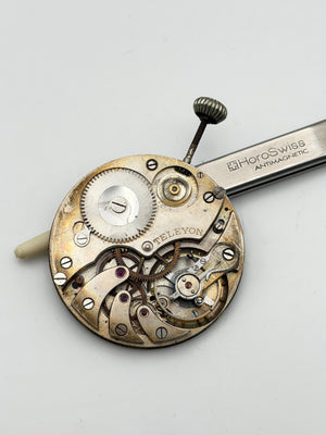 teleyon 41,5mm pocket watch movement movimento