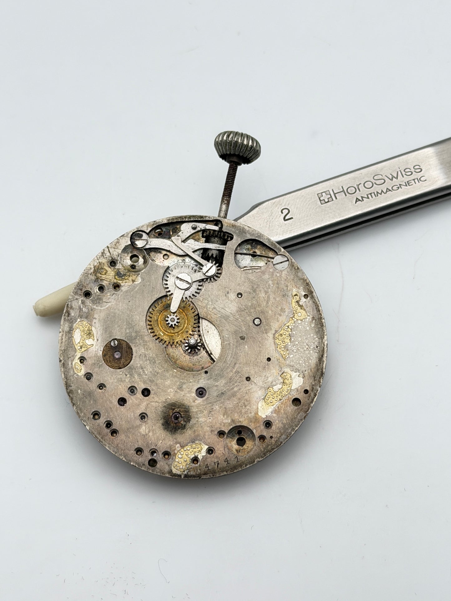 teleyon 41,5mm pocket watch movement movimento