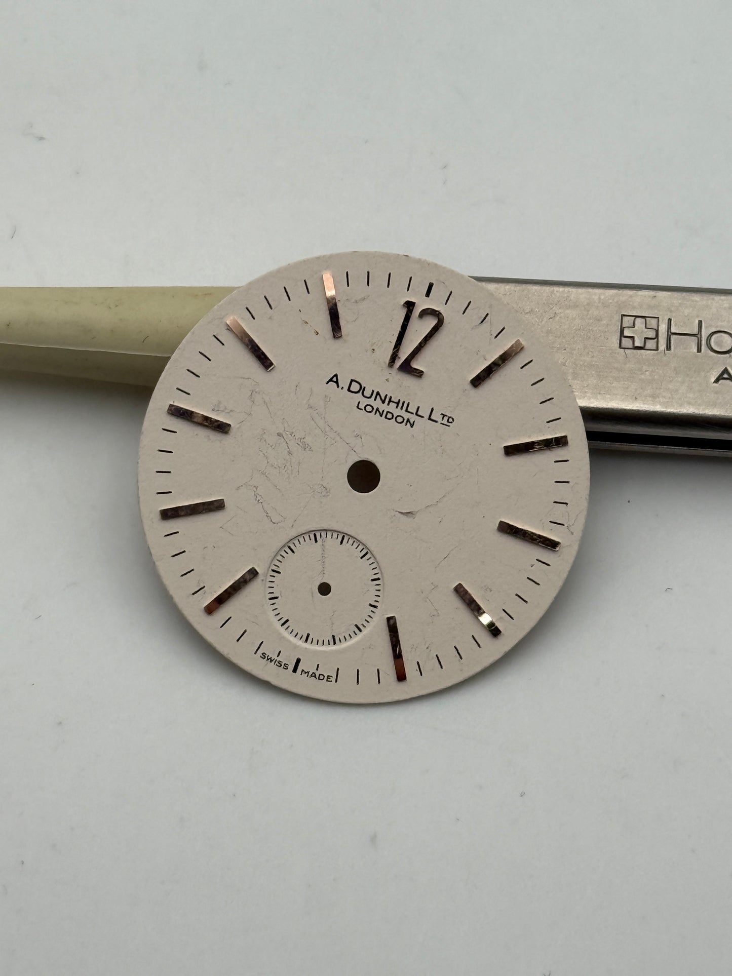 a.dunhill london ltd 24.3mm dial quadrante