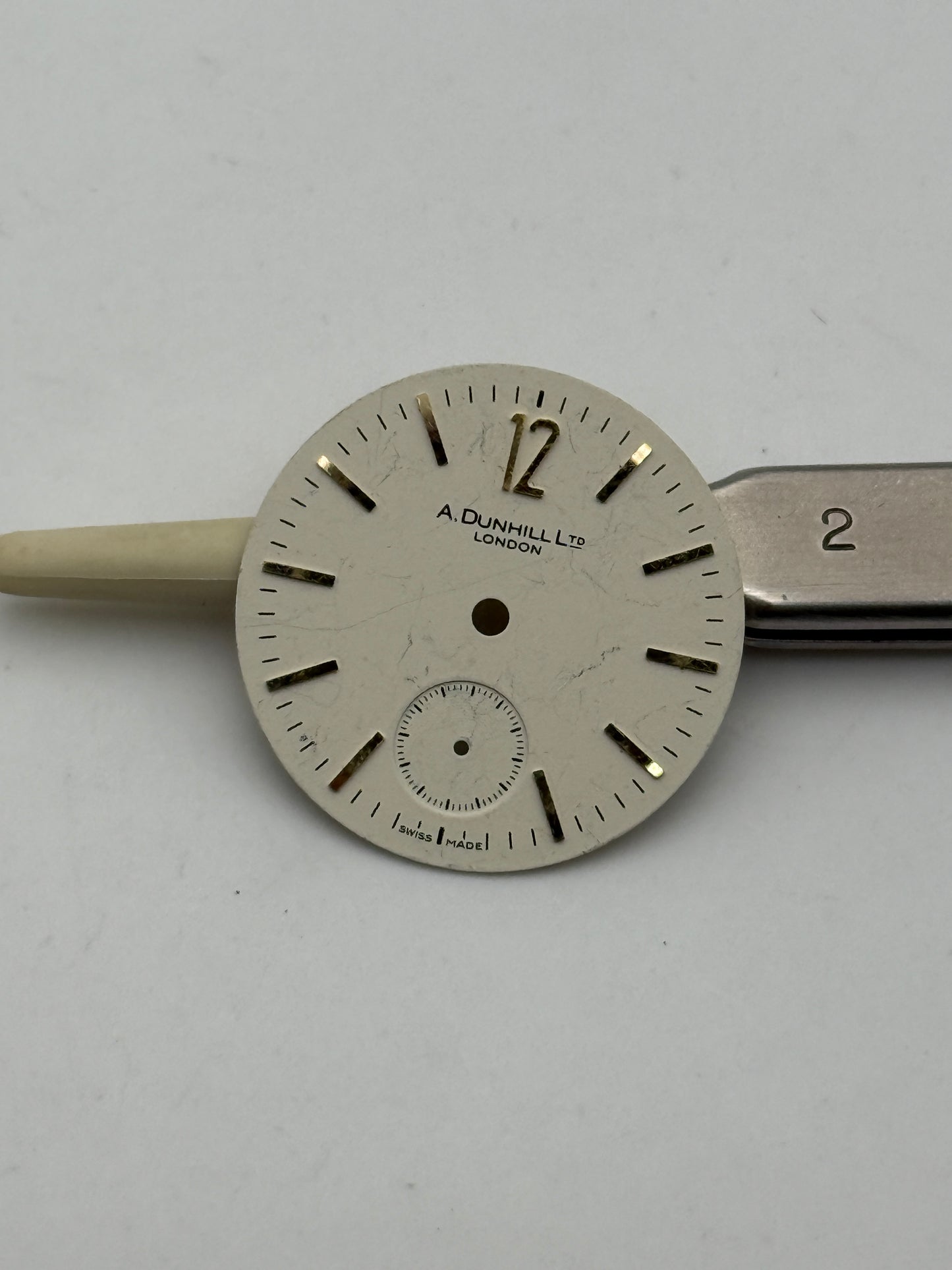 a. dunhill lktd london 24.5mm dial quadrante