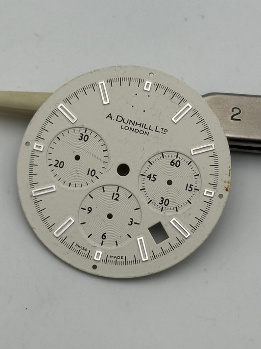 a.dunhill ltd london chrono 33.4mm dial quadrante chronograph