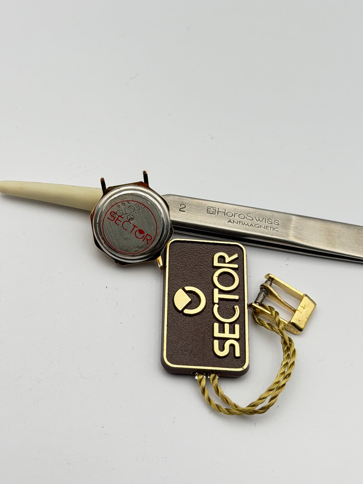 sector ottagonale 19x25mm vintage manual wind