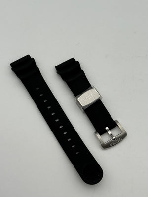 seiko gomma nero 20mm cinturino strap rubber