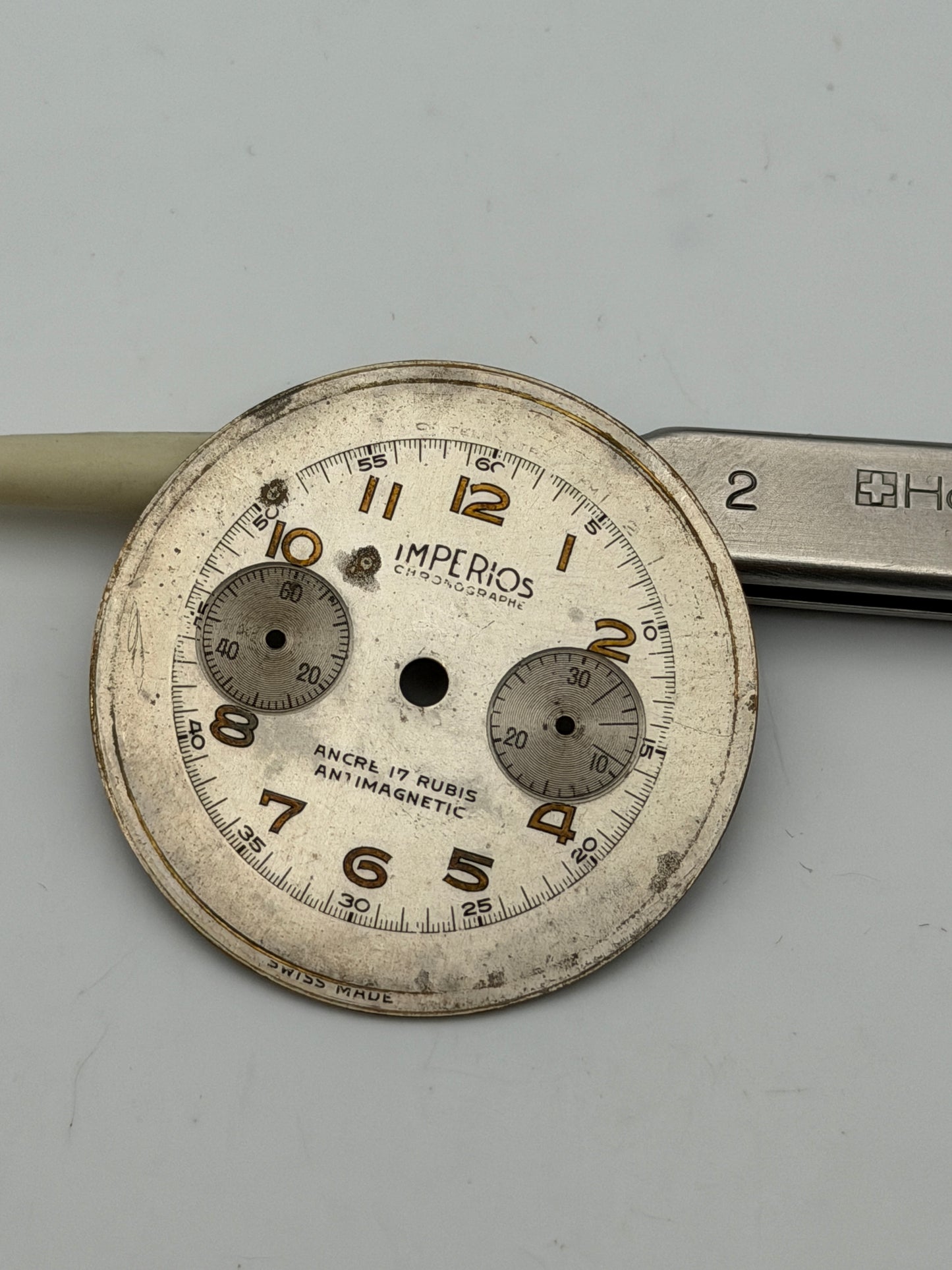 imperios 34,5mm chrono dial quadrante