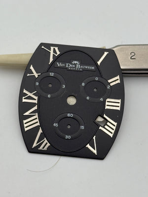 van der bauwede chrono 30mm dial quadrante