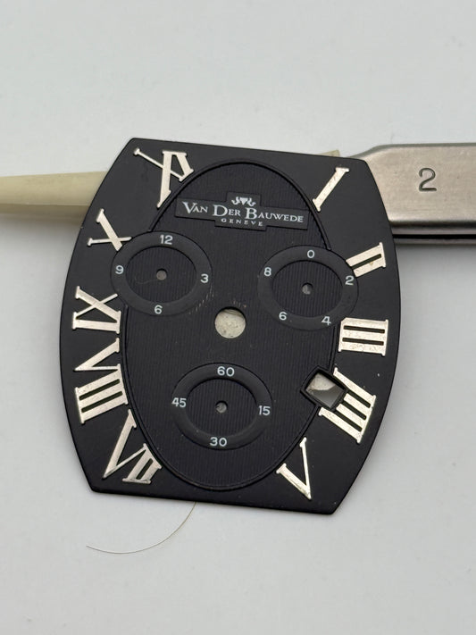 van der bauwede chrono 30mm dial quadrante