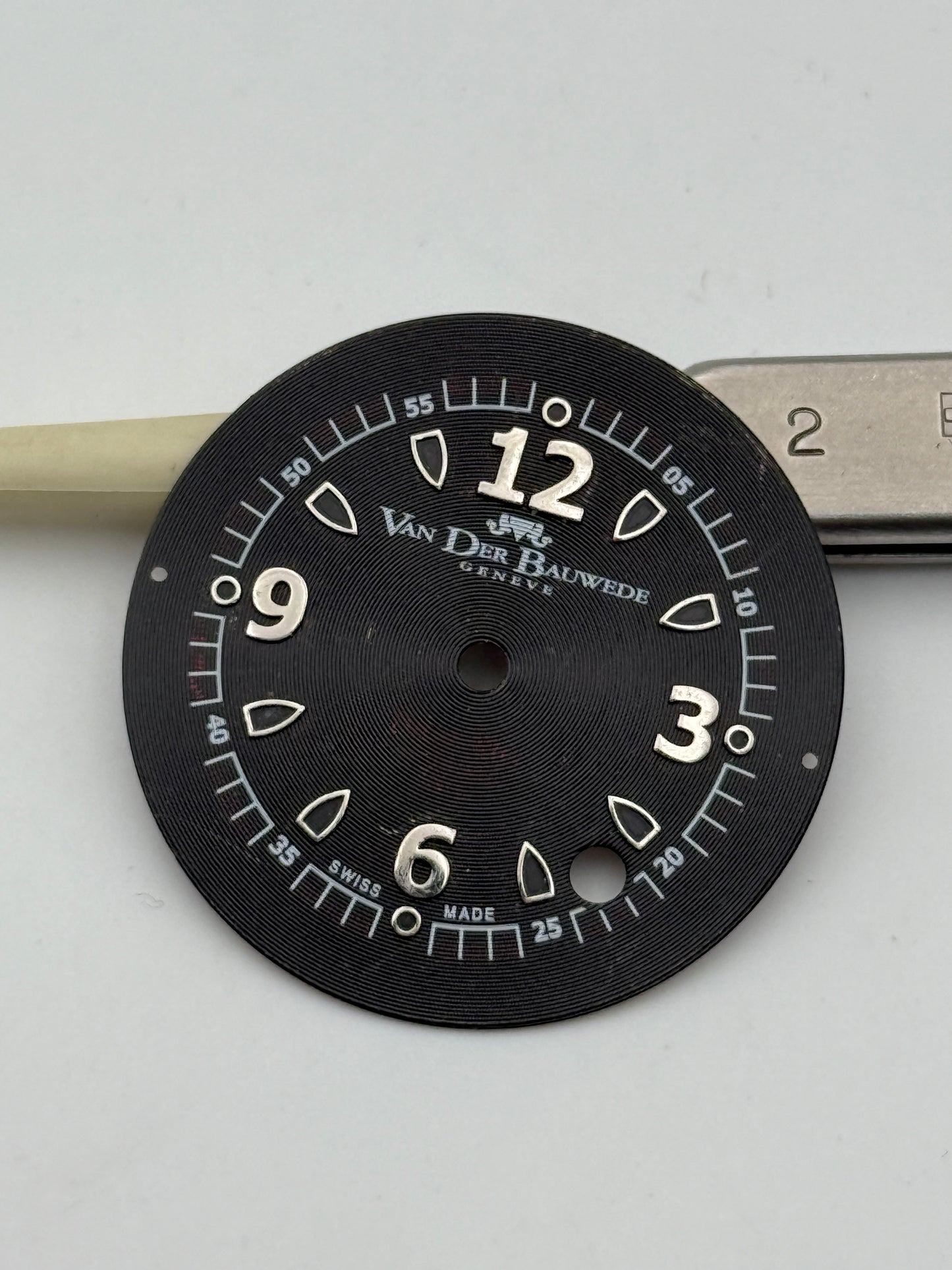 van der bauwede diver riva 200mt 31mm dial quadrante