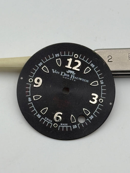 van der bauwede diver riva 200mt 31mm dial quadrante