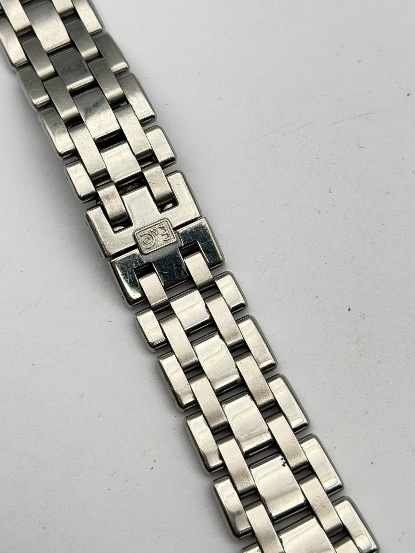 eberhard aquadate 21mm bracciale bracelet steel strap