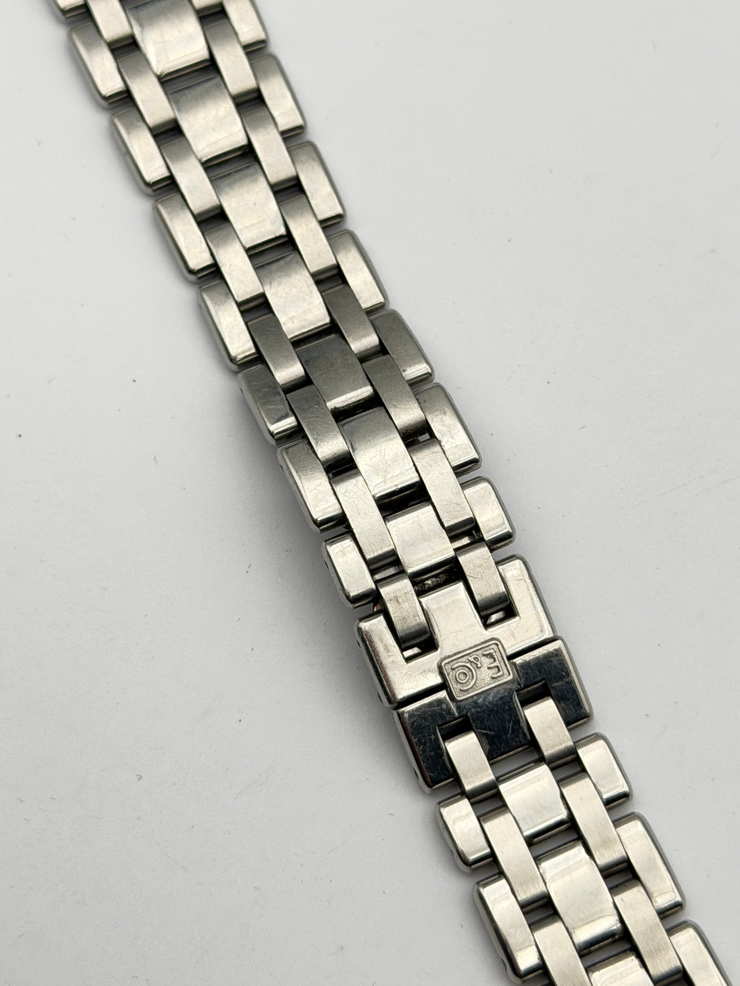 eberhard aquadate 21mm bracciale bracelet steel strap