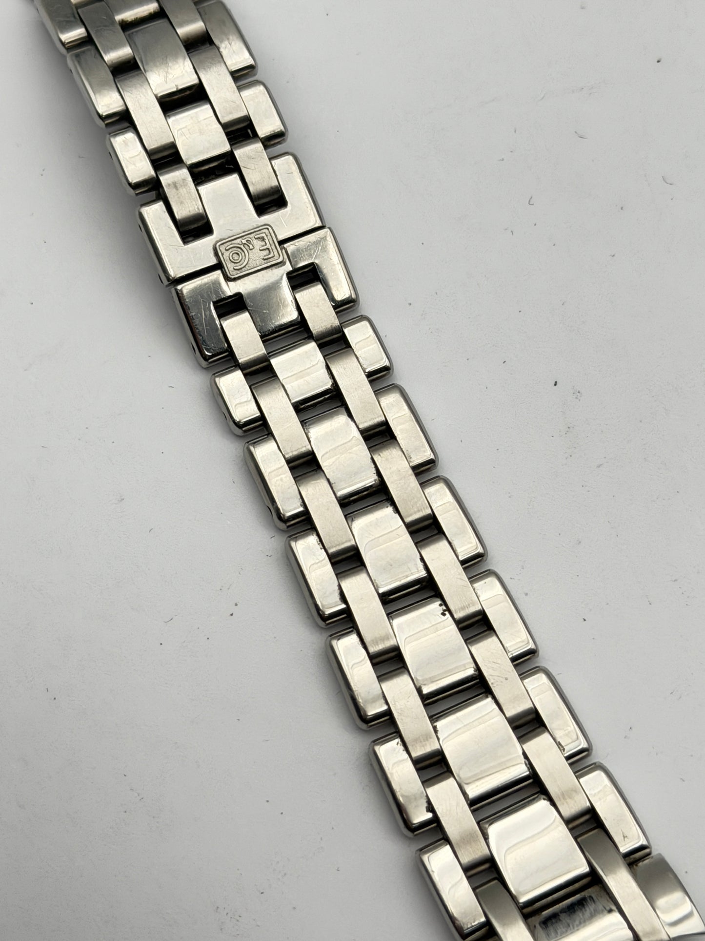 eberhard aquadate 21mm bracciale bracelet steel strap