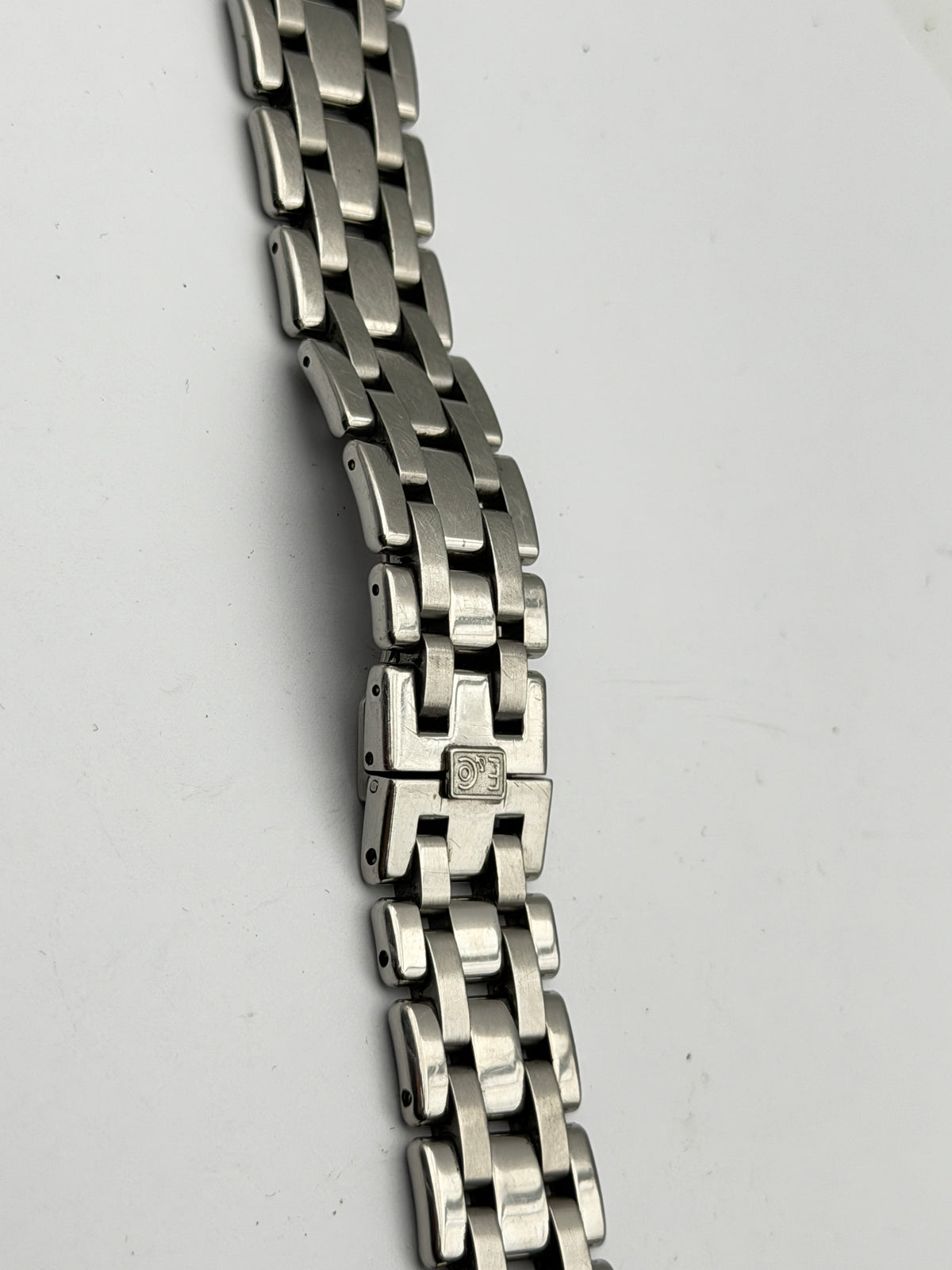 eberhard aquadate 21mm bracciale bracelet steel strap
