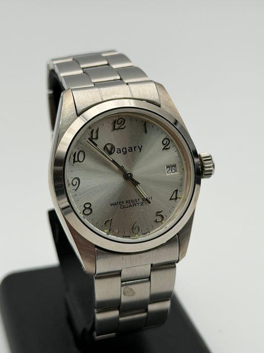 vagary 34mm quartz watch new nos