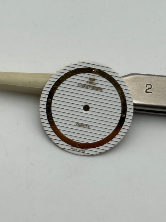 courreges quartz 21.5mm dial quadrante