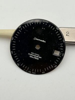 omega seamaster co axial chronometer 28.4mm dial quadrante