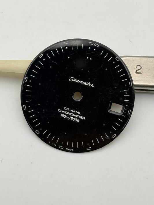 omega seamaster co axial chronometer 28.4mm dial quadrante