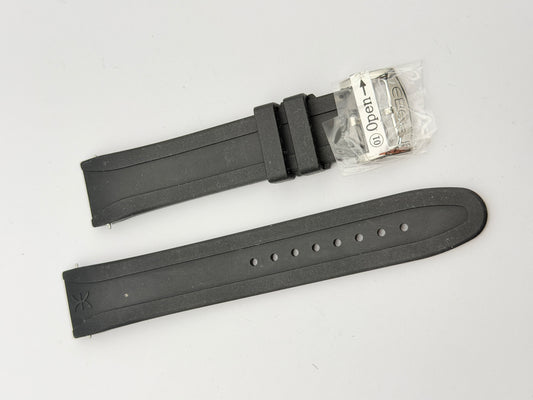 ebel 20mm eb-04-1-14-2015-1054-10-3-1 1216458 cinturino strap rubber new NOS
