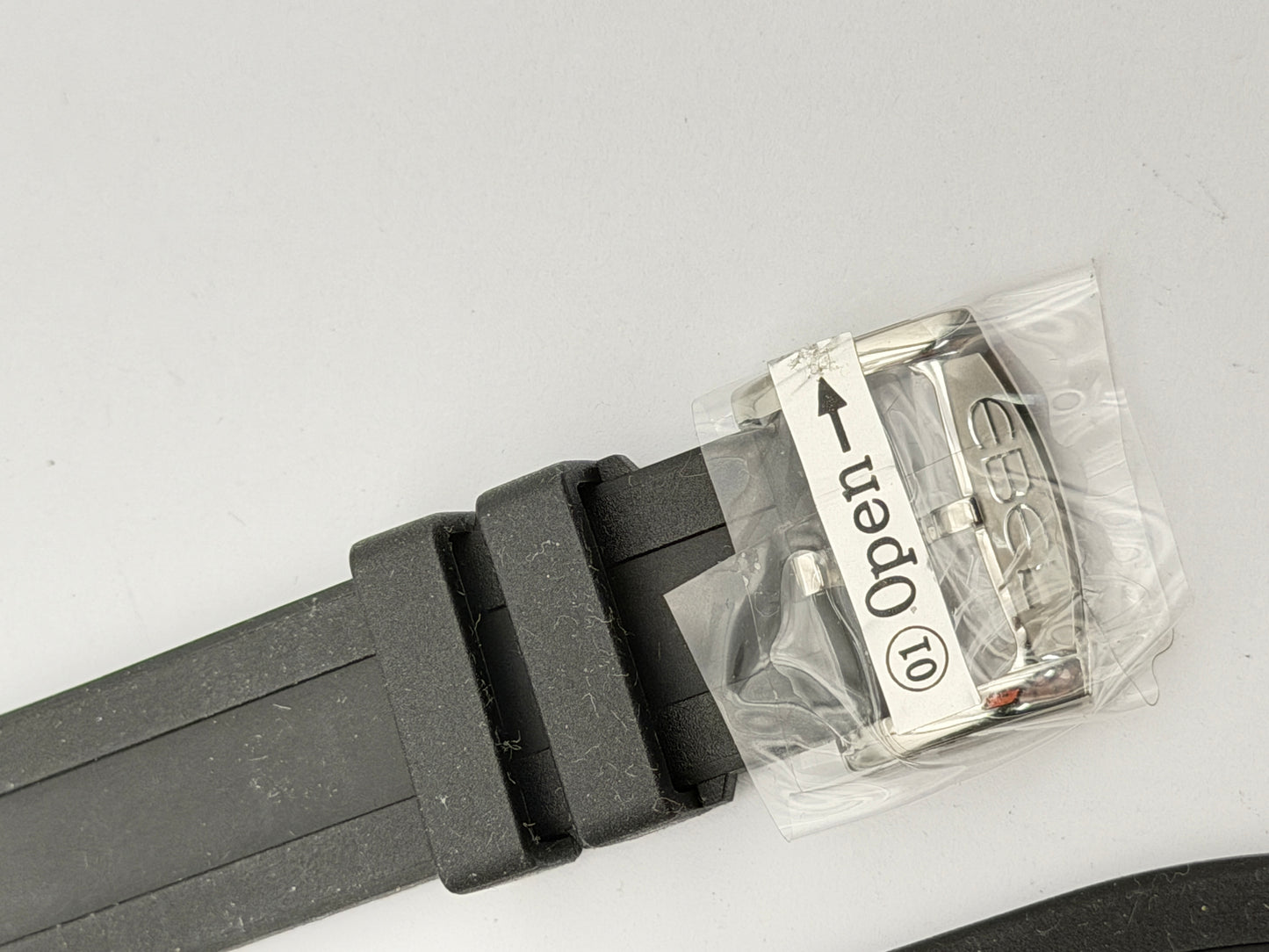 ebel 20mm eb-04-1-14-2015-1054-10-3-1 1216458 cinturino strap rubber new NOS