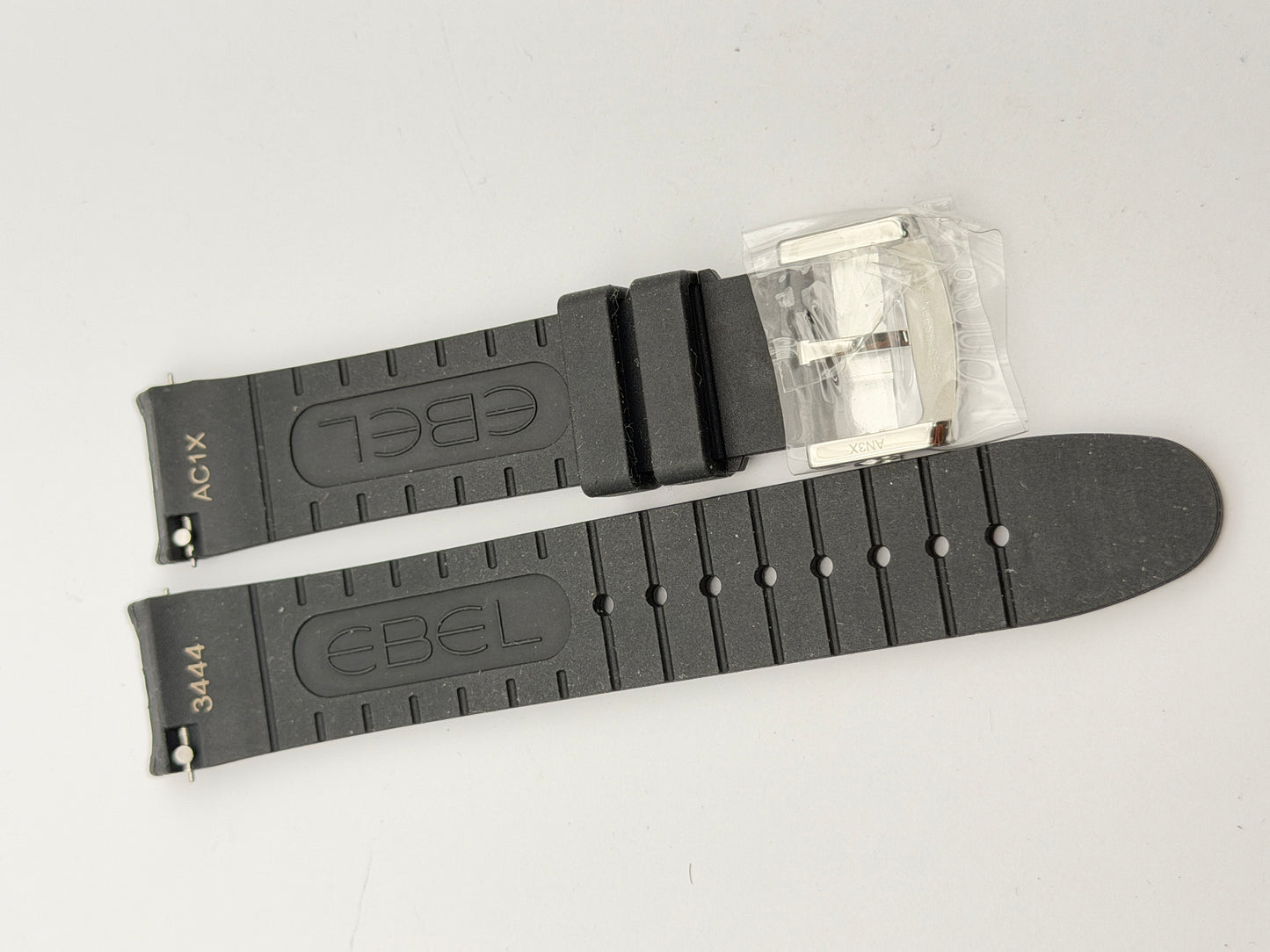 ebel 20mm eb-04-1-14-2015-1054-10-3-1 1216458 cinturino strap rubber new NOS