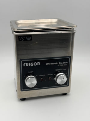 fulgor ultrasonic cleaner model 2000 watchamker