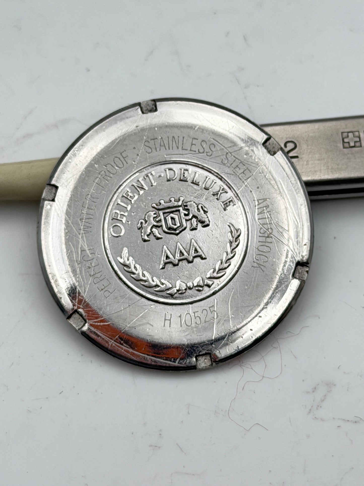 orient h10525 31mm fondello caseback