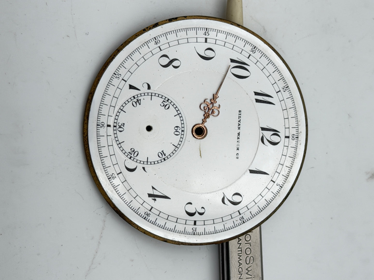 sylian watch co 49mm dial quadrante pocket watch