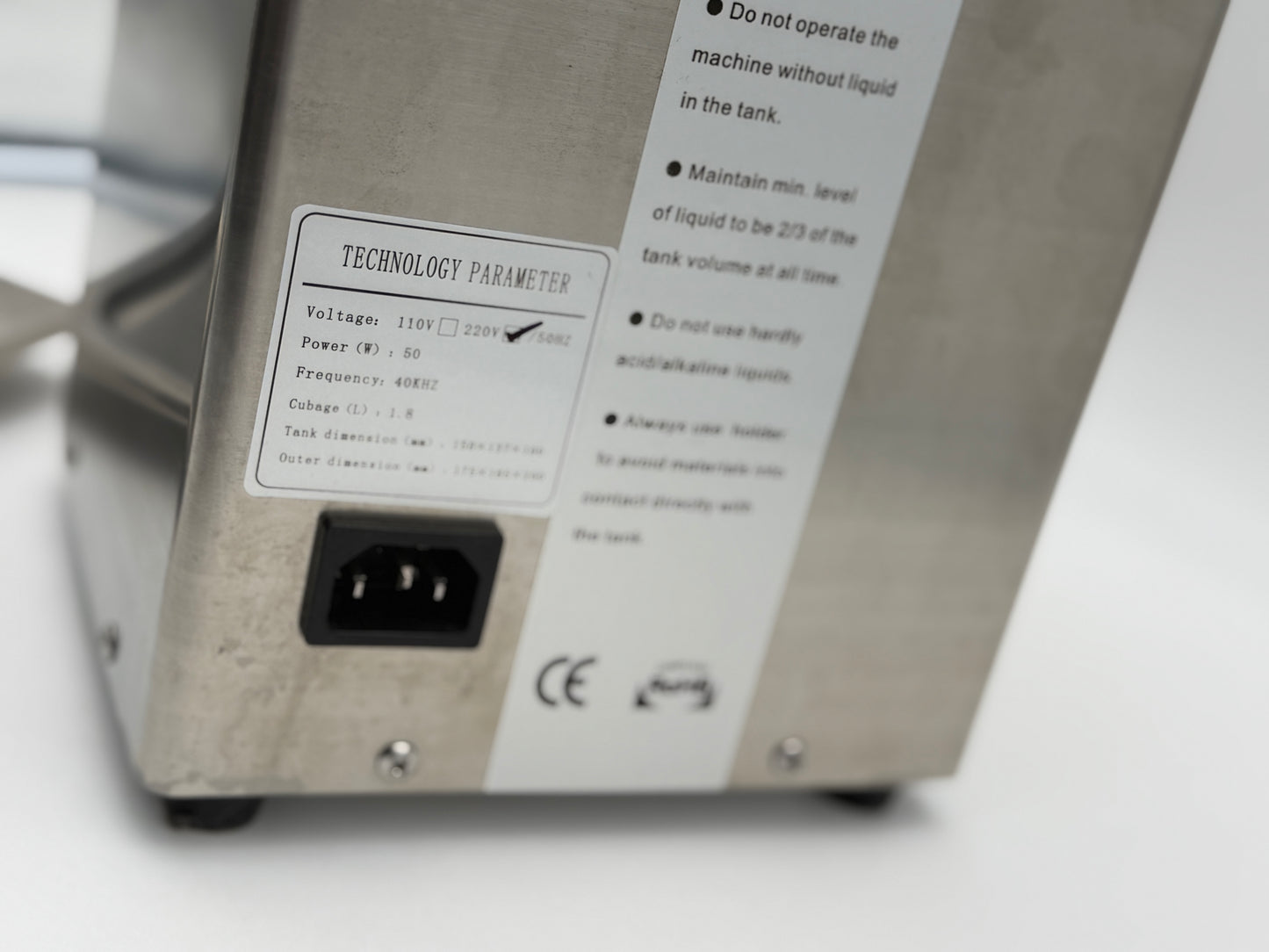 fulgor ultrasonic cleaner model 2000 watchamker