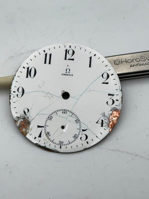 omega 40.5mm dial quadrante pocket watch