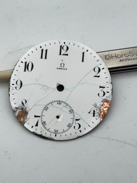 omega 40.5mm dial quadrante pocket watch