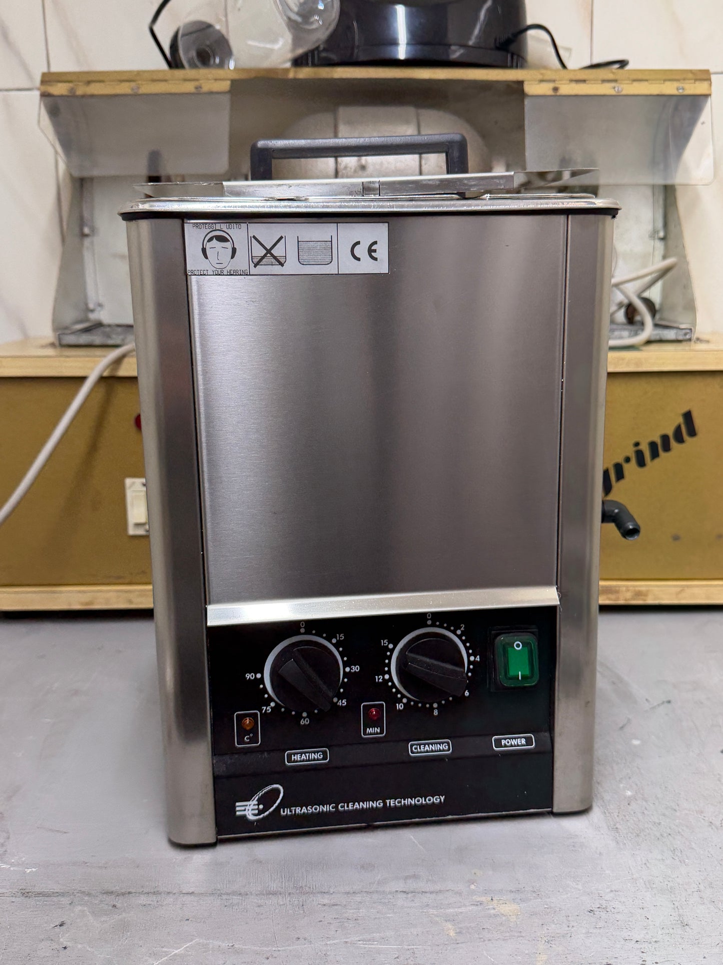ultrasonic cleaning technology 10lt utensile orologiaio orafo ultrasuoni