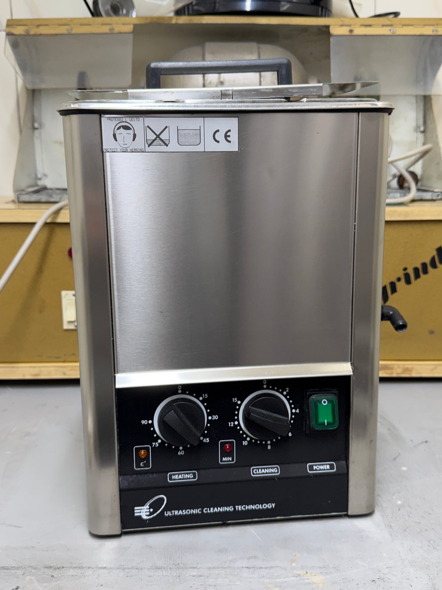 ultrasonic cleaning technology 10lt utensile orologiaio orafo ultrasuoni