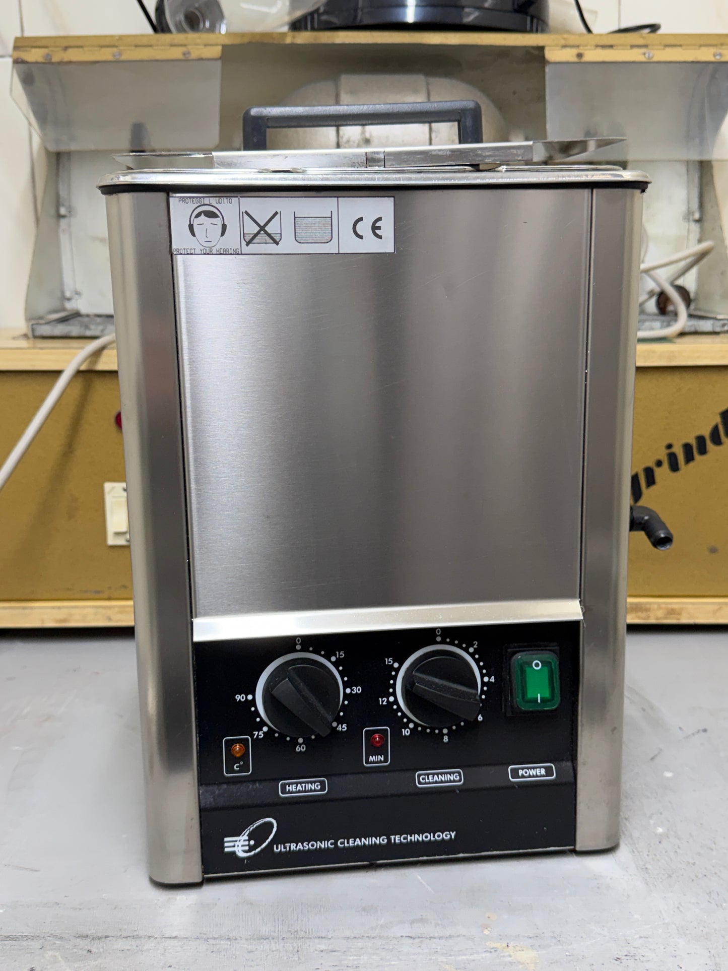 ultrasonic cleaning technology 10lt utensile orologiaio orafo ultrasuoni