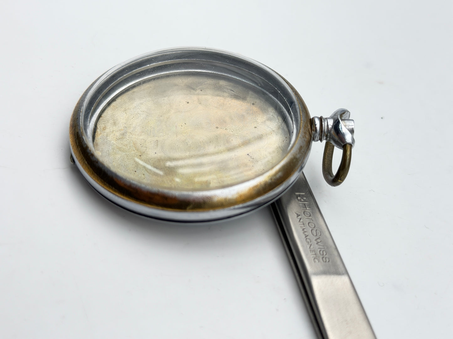 ancre de precision fs 50mm cassa case pocket watch