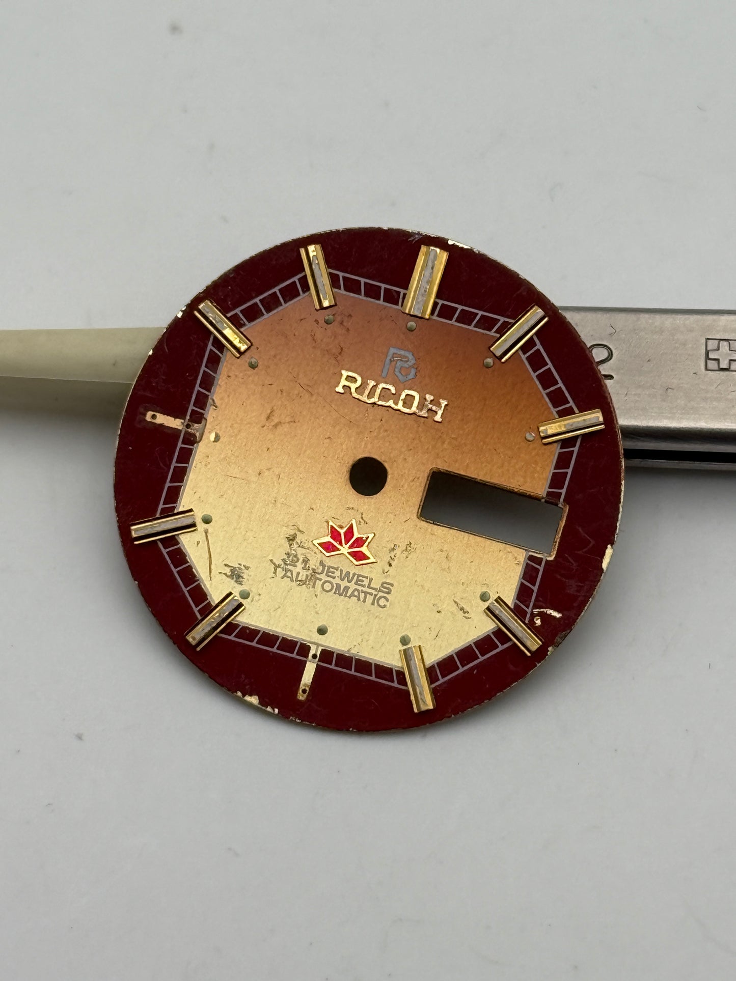 ricoh automatic 28.6mm dial quadrante