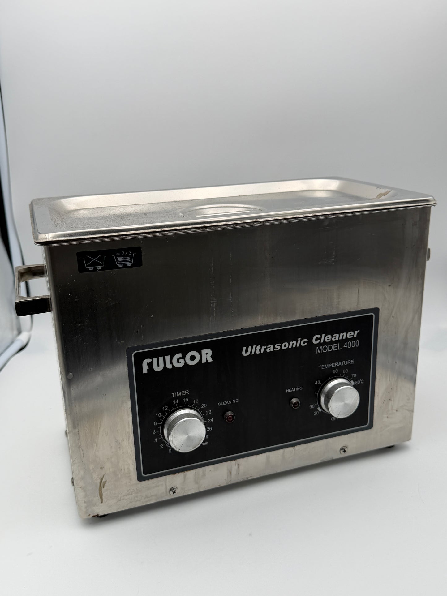 fulgor ultrasonic cleaner model 4000 ultrasuoni watchmaker orologiaio