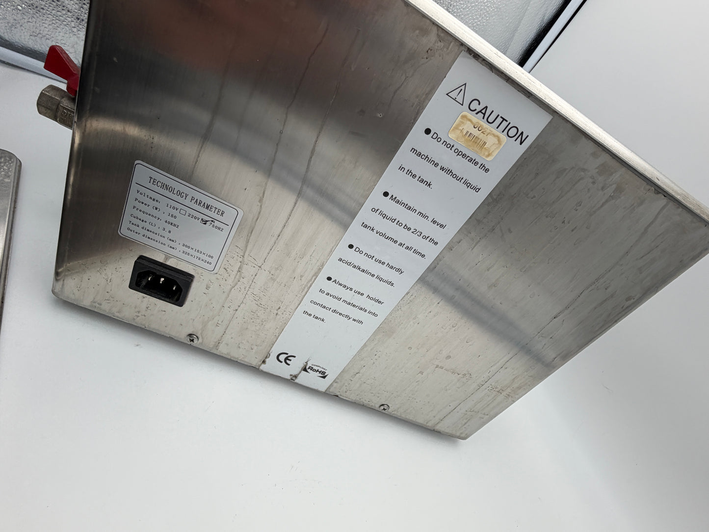 fulgor ultrasonic cleaner model 4000 ultrasuoni watchmaker orologiaio