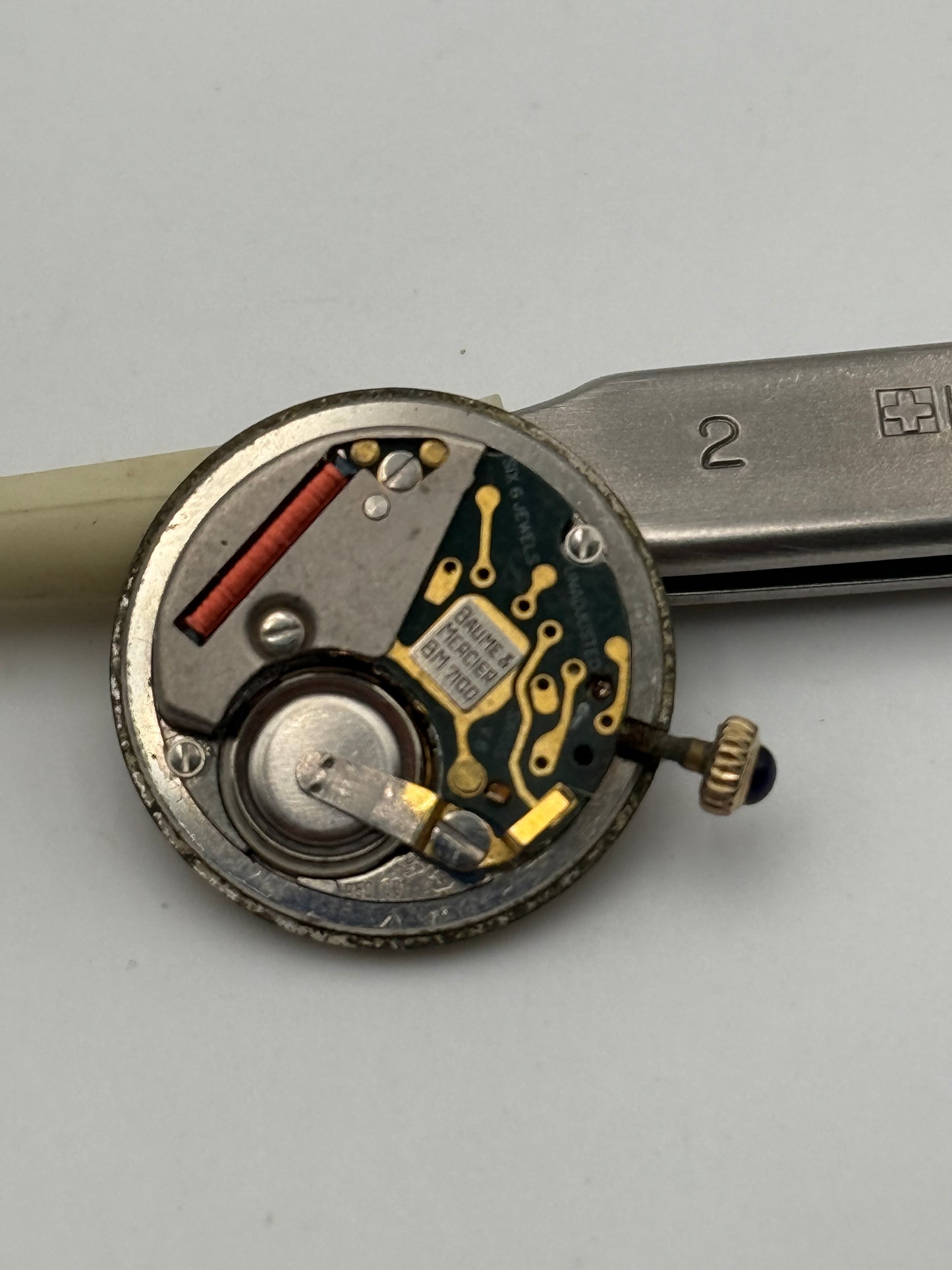 Baume & Mercier bm 7100 esa 950.001 quartz movement movimento