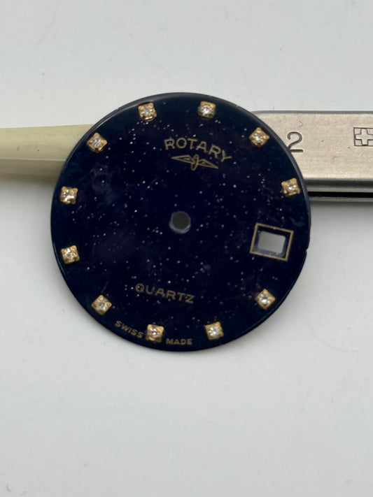 rotary quartz 25.5mm dial quadrante
