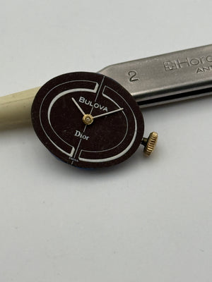 Bulova dior 58d rare movement movimento