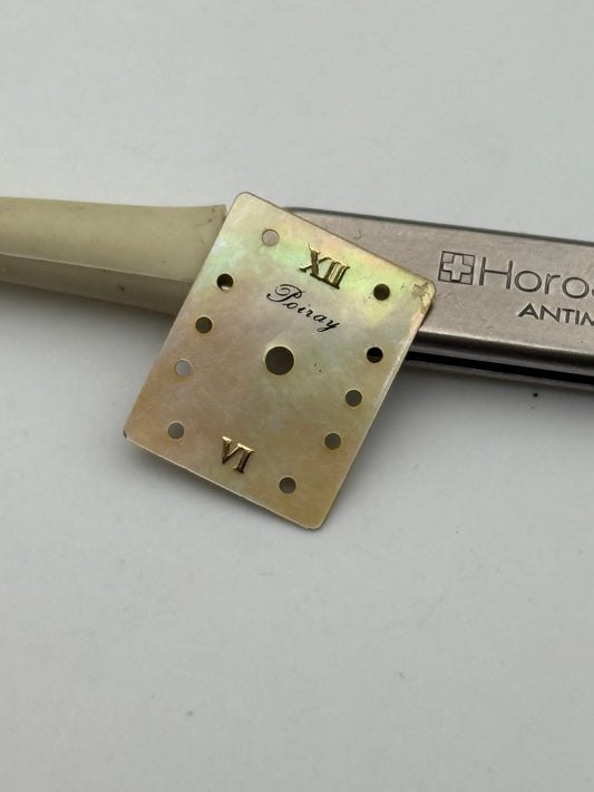 poiray madreperla 14mm dial quadrante