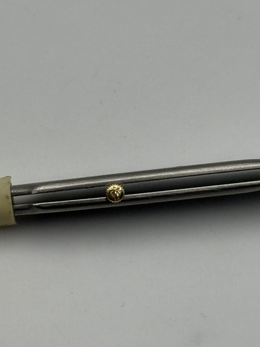 Baume & Mercier crown corona 2.7x1.5mm waterproof impermeabile gold plated