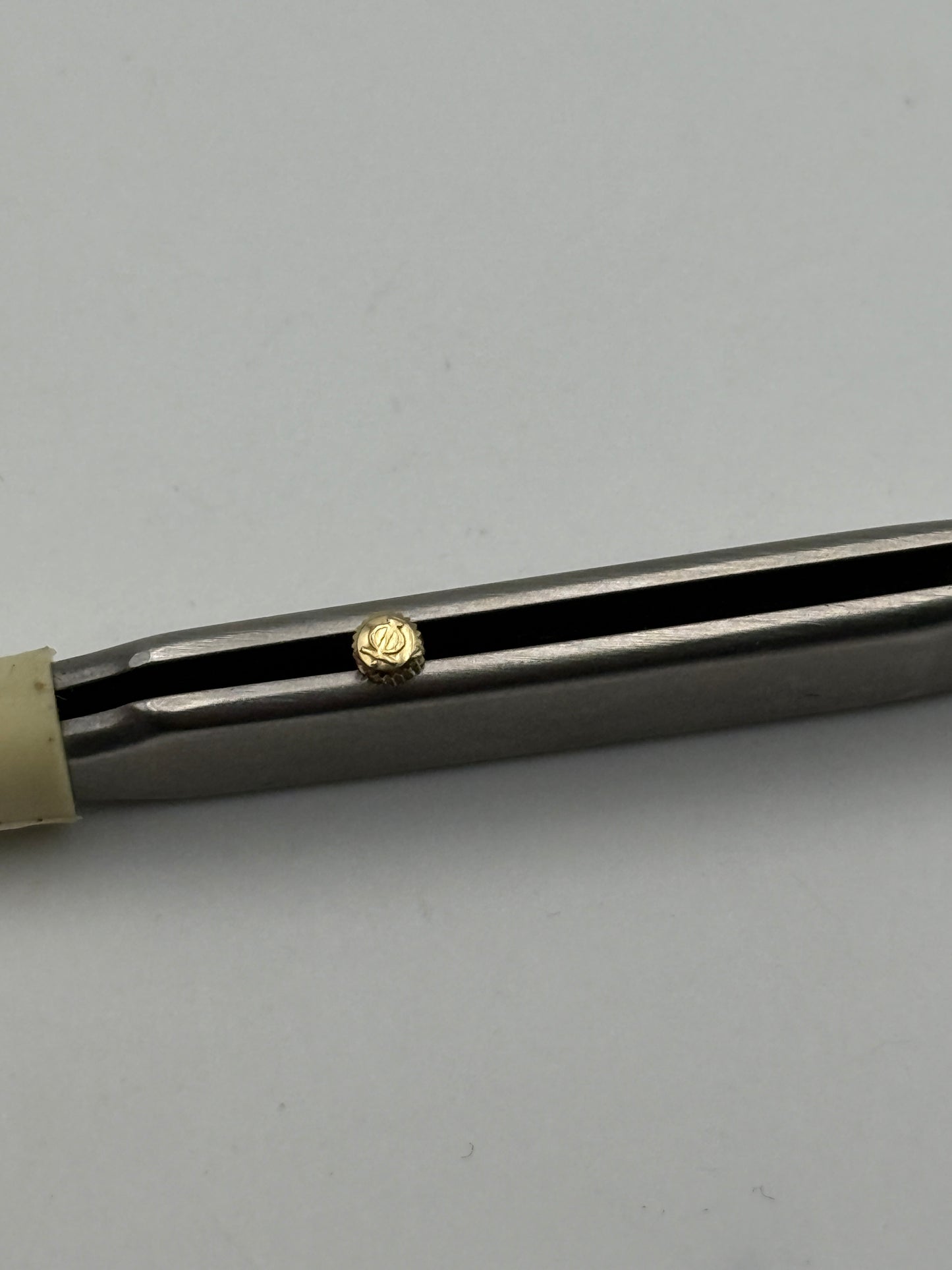 Baume & Mercier crown corona 2.7x1.5mm waterproof impermeabile gold plated