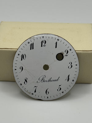 berthoud dial quadrante pocket watch porcelain 38.3mm